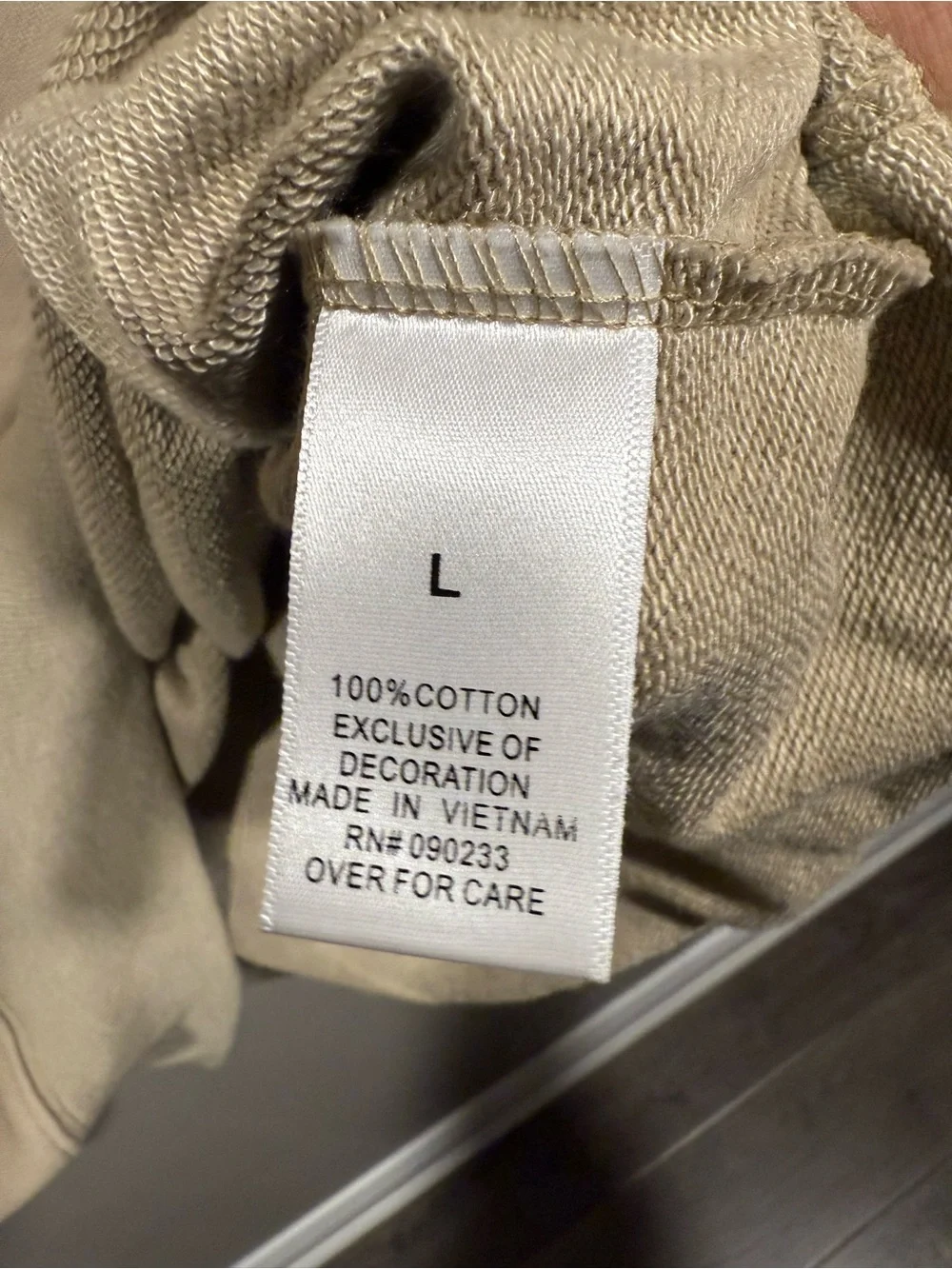 Fear of God ESSENTIALS Crewneck collared Sweatshirt in Taupe